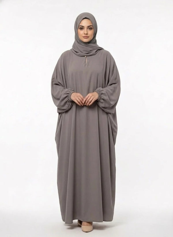 Kaftan baggy Chori Bazoo Steal Gray Abaya