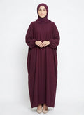 Kaftan baggy Chori Bazoo Plum Burgundy Baya
