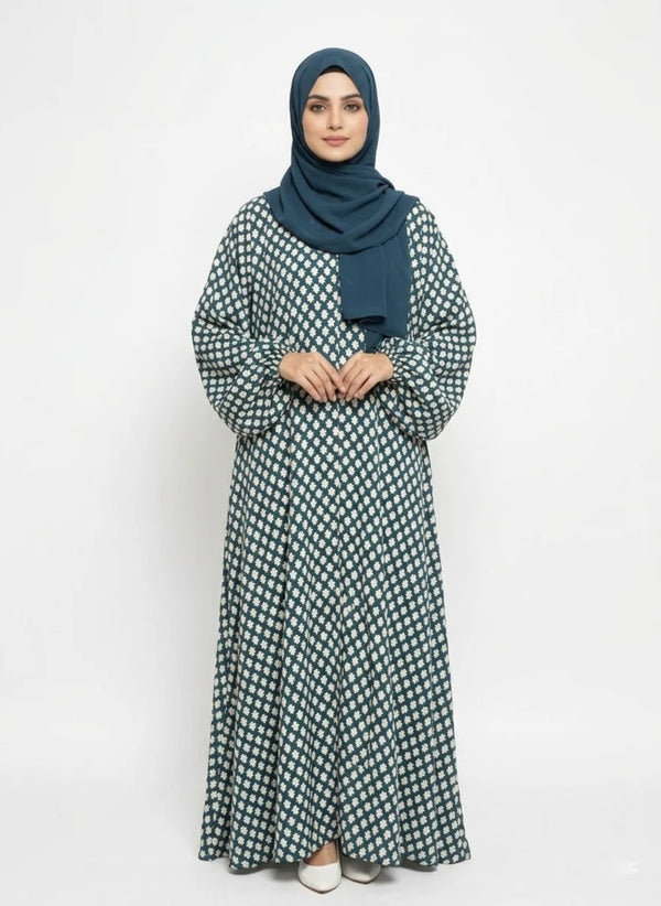 Latttice Emerald Grace Abaya