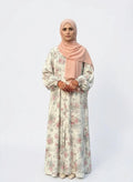lattice Floral | Vintage Abaya